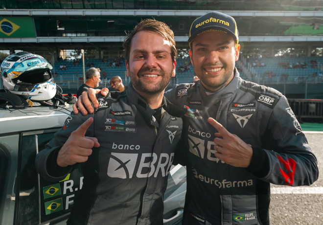 TCR South America en Interlagos – Carrera: El Super Challenge quedó para la dupla Raphael Reis y Felipe Fraga.