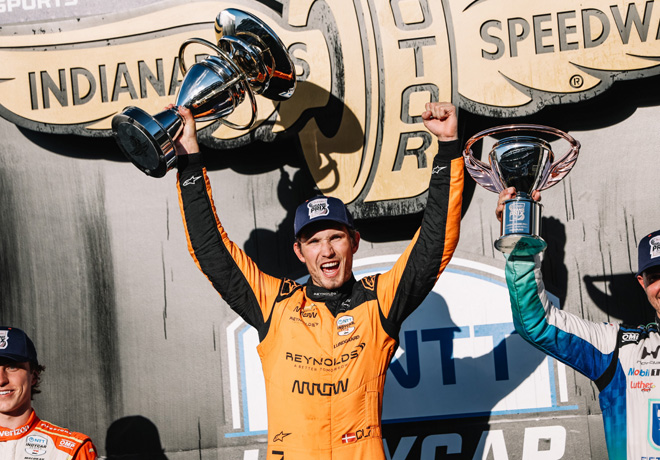 IndyCar Series en Indianapolis Road Course – Carrera: Christian Lundgaard logra la victoria luego de una larga sequía.