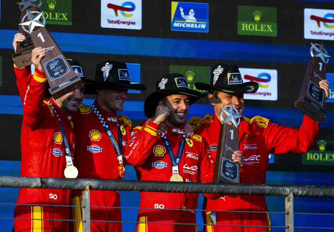 WEC – 6 Horas del Circuito de las Americas – Carrera: Sorpresiva victoria de Ferrari en Texas. «Pechito» López 13º.