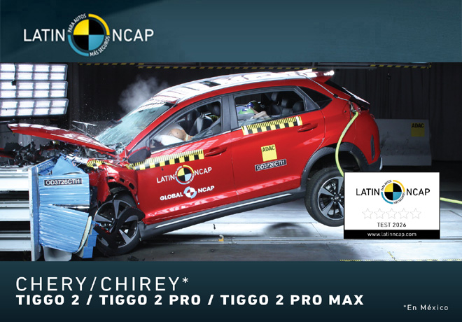 Latin NCAP: Chery Tiggo 2 decepciona con cero estrellas.
